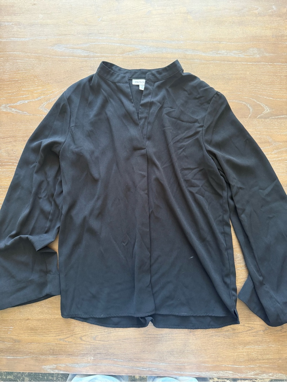 Black Women’s Mandarin Collar shirt
